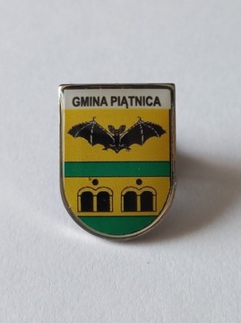 Herb gmina Piątnica przypinka pin odznaka wpinka