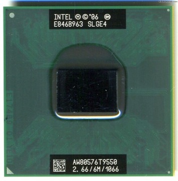 Intel Core 2 T9550 2,66 GHz, 2 rdzenie, PGA478
