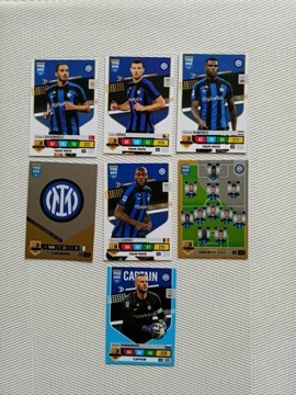 Karty piłkarskie Panini 7szt Internazionale Milano