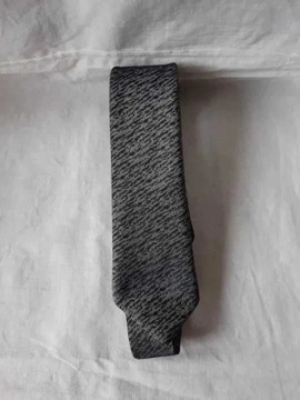 Ciemnoszary krawat