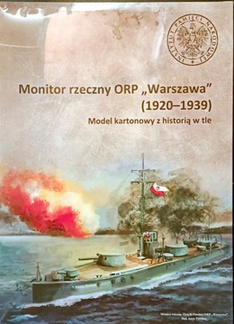 Monitor rzeczny ORP Warszawa - Model kartonowy