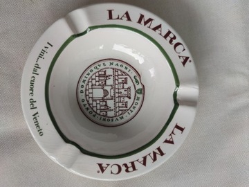 Popielnica vintage La Marca. Ceramiczna. 