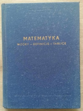 Matematyka Wzory definicje i tablice Królikowski