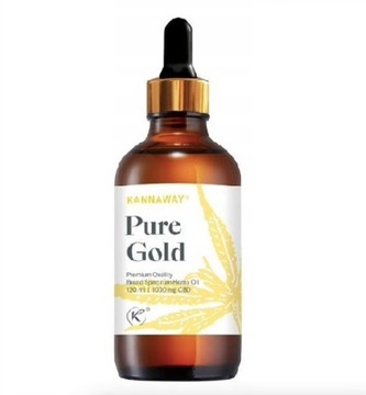 Olej Kannaway Pure Gold 1000mg CBD 120ml