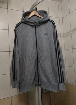 bluza hoodie kangurka longsleeve adidas XXL classi