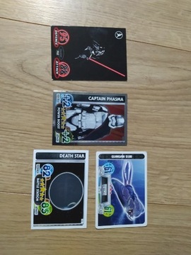 Karty Star Wars Force Attax (różne serie) + gratis