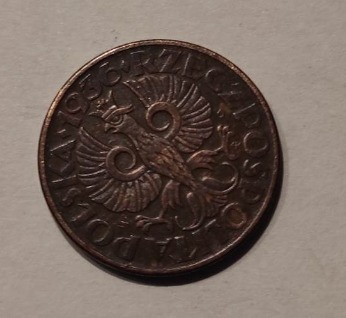 Moneta 2gr z 1936r