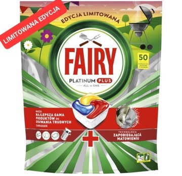 Fairy Platinum Plus Kapsułki do zmywarki 50szt.