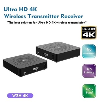 Bezprzewodowy transmiter HDMI (60 Ghz) W2H 4K