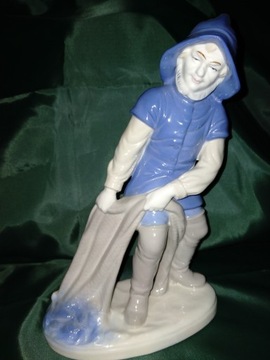 Porcelanowa figurka Rybak Turyngia