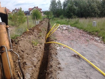 Przyłącza Wykopy Liniowe pod instalacje Zakliczyn 