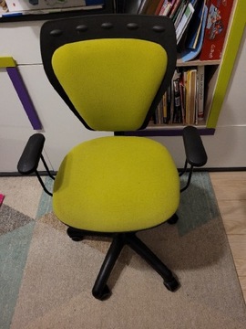 krzesło obrotowe dziecięce zielone 