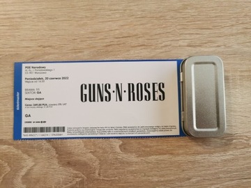 Bilet Guns'n'Roses Warszawa 20.06 płyta