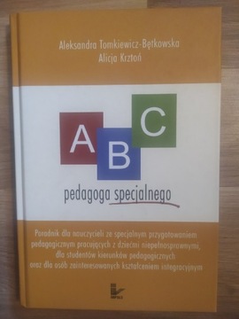 ABC pedagoga specjalnego Tomkiewicz-Bętkowska 