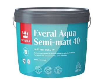TIKKURILA Farba Everal Aqua Semi-Matt 40 9 L
