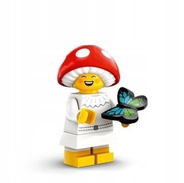 LEGO 71045 Minifigures Seria 25 Kobieta Muchomor