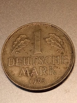 Niemcy 1 marka, 1963 MENNICA D