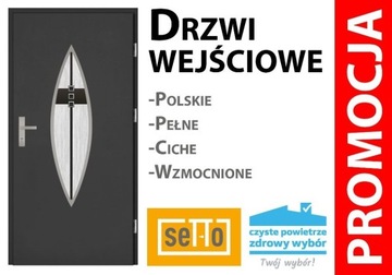 Drzwi stalowe zewnętrzne z montażem