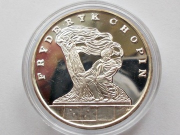 100000 zł 1990 - Fryderyk Chopin - mały tryptyk