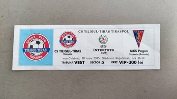 Tiligul Tiraspol-Pogoń Szczecin 2005 Intertoto cup