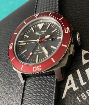 Szwajcarski zegarek męski ALPINA Seastrong 30 ATM 