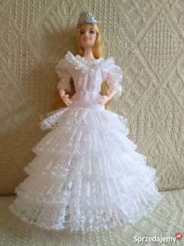 Suknia balowa dla lalki 30cm-nowa-na upominek