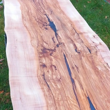 Stół do jadalni drewniany jesionowy 177x75 monolit