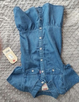 sukienka Levi's 92-98 jeans cienki dziewczęca
