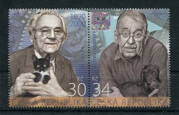 Czechy 2020 Pof 1091-2 **, Czescy aktorzy