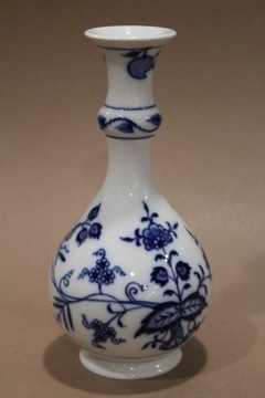 Porcelanowy wazon Meissen / Miśnia wzór cebulowy