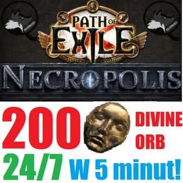 200x Divine Orb Necropolis Path of Exile poe PC