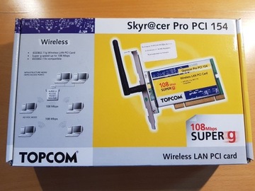 Topcom Skyr@cer Pro PCI 154 Carte WiFi