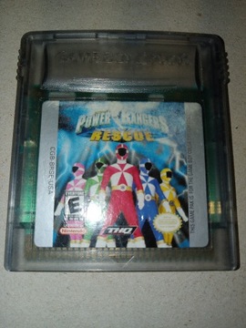 Gra Power Rangers Rescue Nintendo Game Boy Color