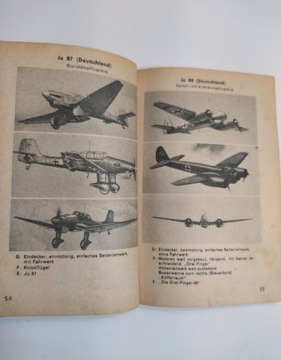 Kriegsflugzeuge instrukcja samoloty wojskowe II wojna III Rzesza