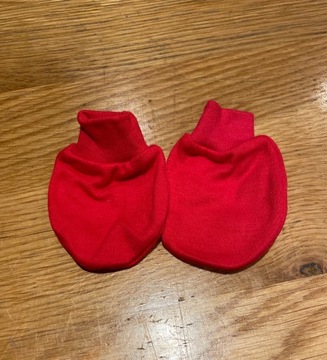 Niedrapki rękawiczki niemowlęce bawełniane