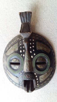 Afrykańska  maska  ludu  Baluba,  Afryka Środkowa