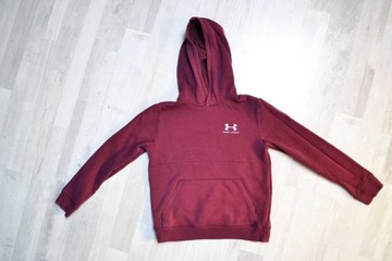 Bluza Under Armour dla dziecka bordowa 137-147