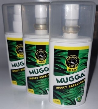 1szt Mugga 9,5% DEET 75ml na kleszcze, komary inne