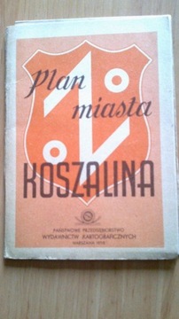 Plan Koszalina z 1958 roku