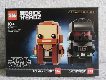 LEGO 40547 BrickHeadz Obi-Wan Kenobi Darth Vader 
