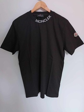 Męski t-shirt/koszulka Moncler czarny rozmiar L/XL