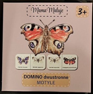 Domino dwustronne Motyle