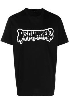 DSQUARED2 t-shirt printer-grafic black roz. L D2