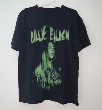 Czarny T-shirt "BILLI EILISH"