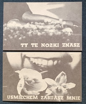 Bracia Karaś pocztówki 2 szt 1930 stan bdb 