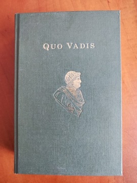 Książka Quo Vadis - wydanie anglojęzyczne z 1897 r