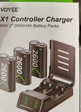 Akumulatorki pad Xbox 3x z ładowarką 