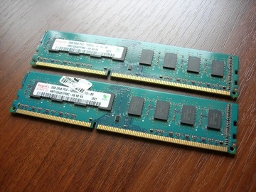 Hynix DDR3 2x2GB 4GB pamięć RAM  --- MADE IN KOREA