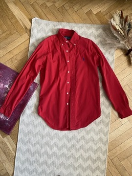 Czerwona koszula Ralph Lauren Rozmiar S oversize