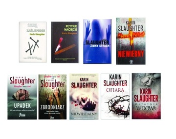 Karin Slaughter - zestaw 9 książek